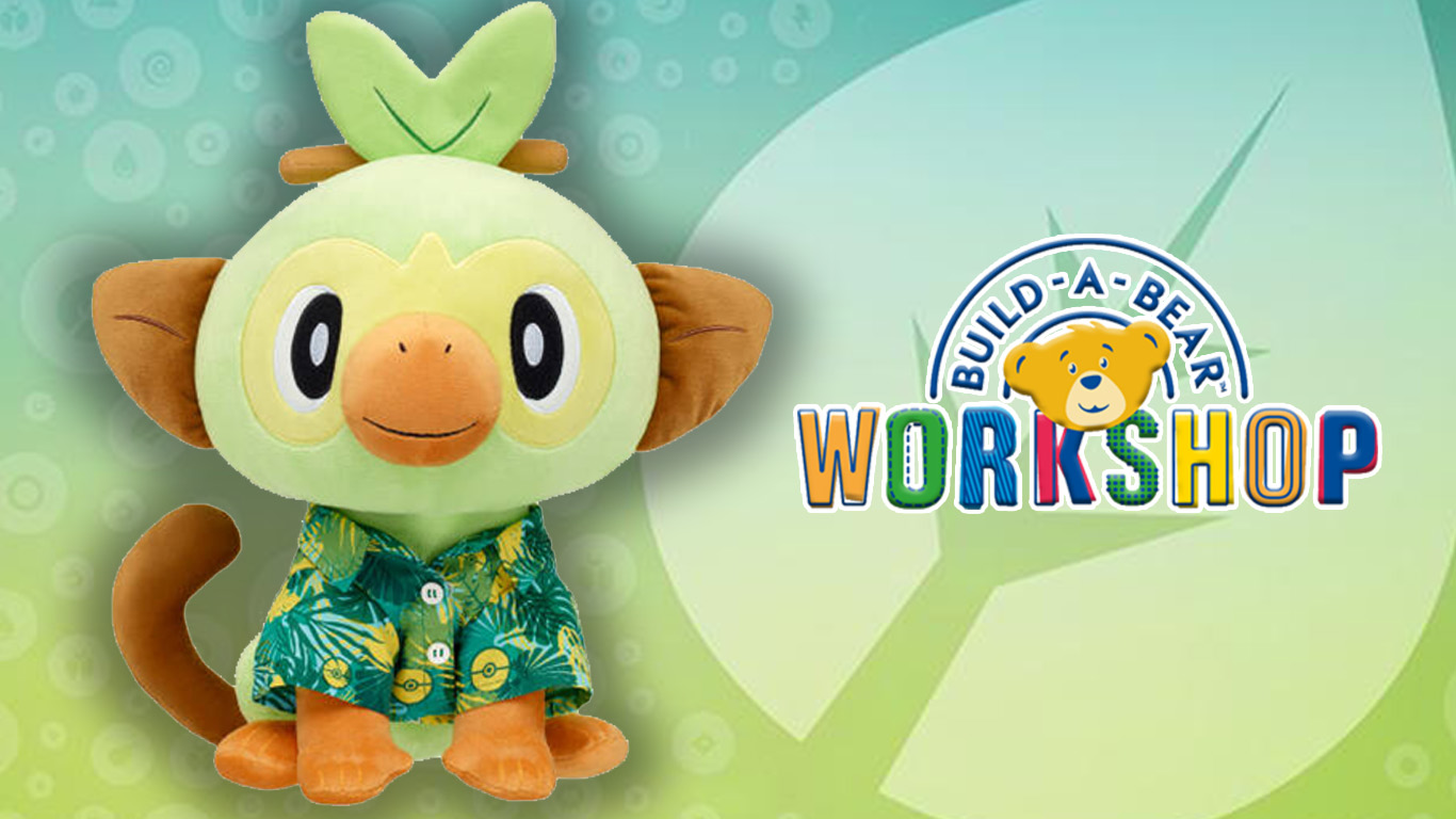 Grookey is the latest Pokémon to get the Build-A-Bear treatment