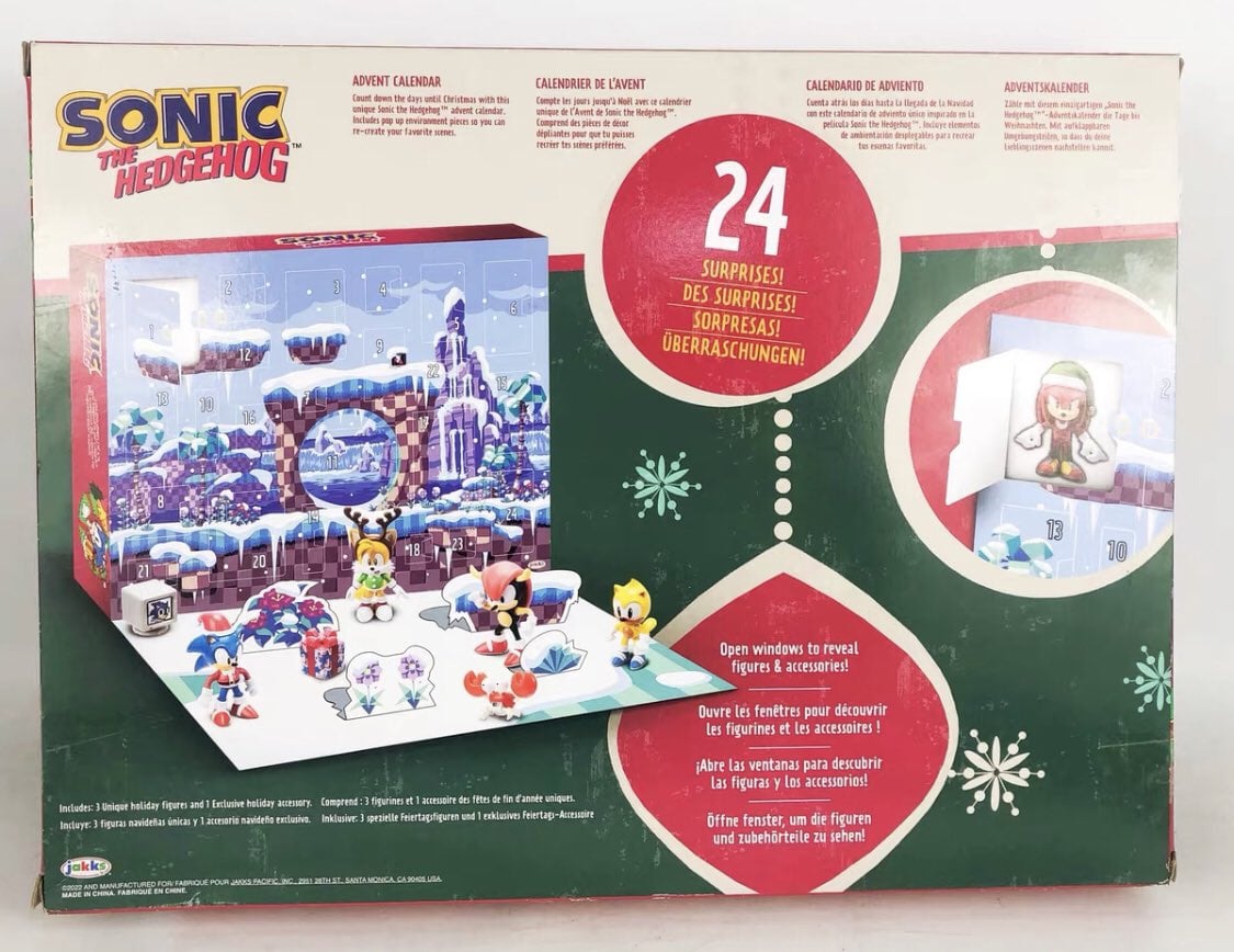 Classic Sonic Advent Calendar announced by Jakks Pacific Nintendo Wire