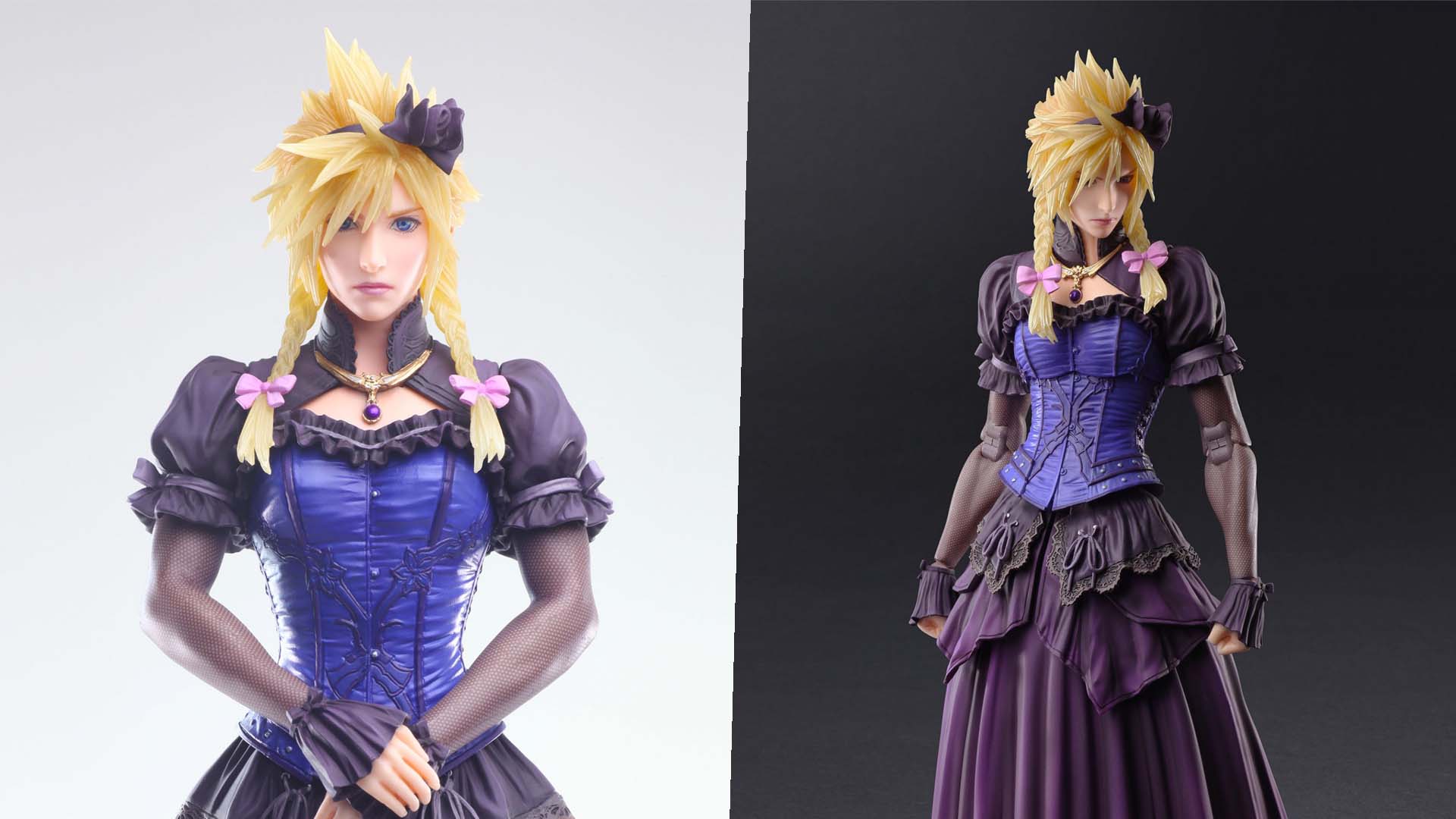 Cloud Strife Dress Version Gets Figure Up For Pre Order Nintendo Wire 