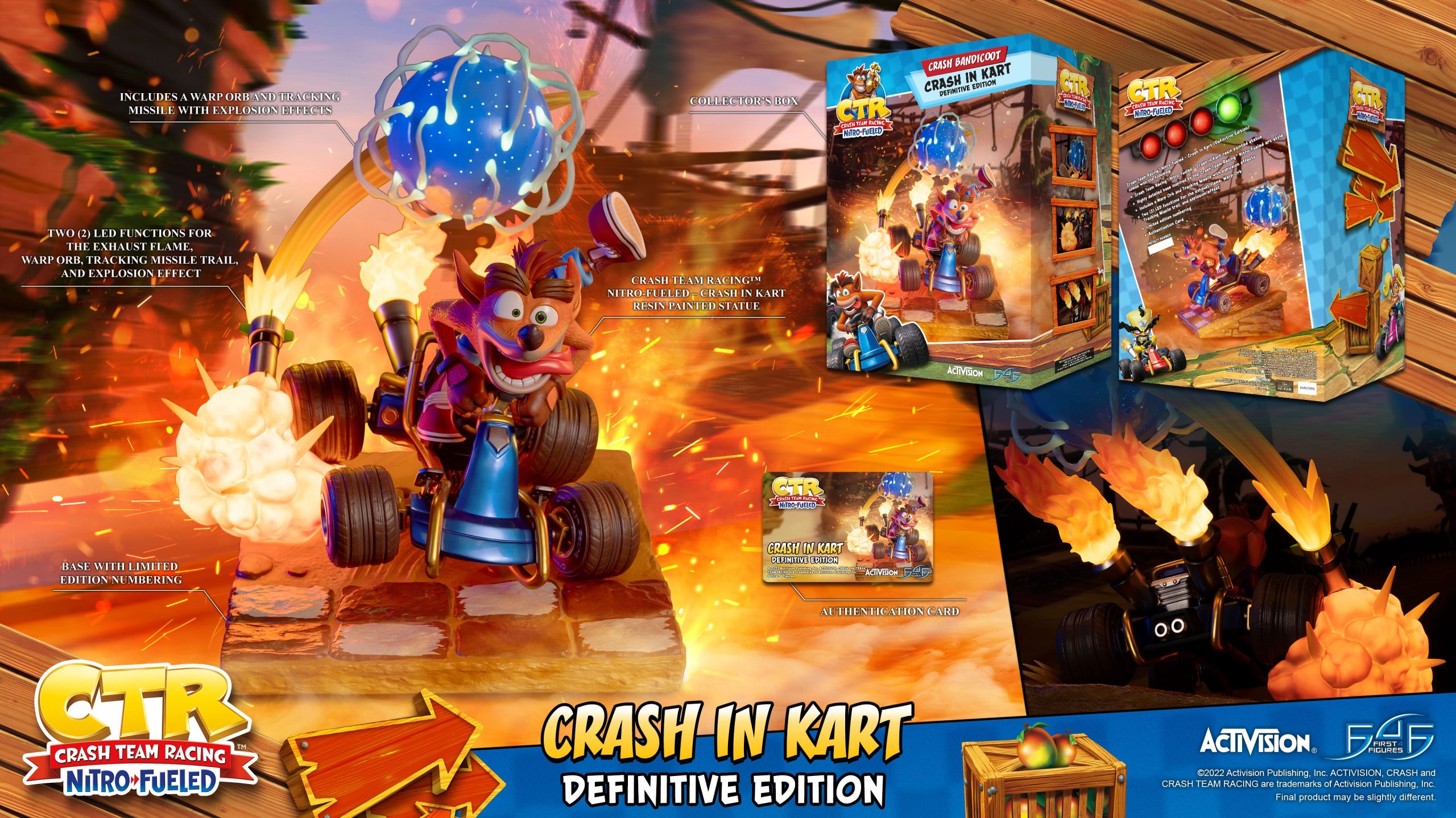 First 4 Figures Crash Team Racing Nitro-Fueled Statue unveiled, pre ...