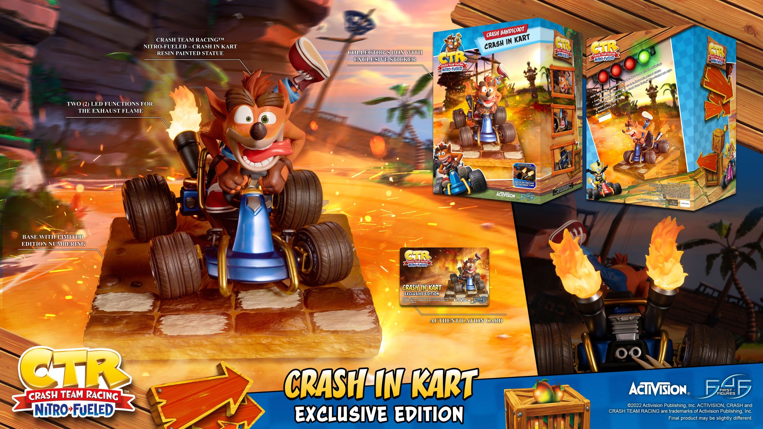 First 4 Figures Crash Team Racing Nitro-Fueled Statue unveiled, pre ...