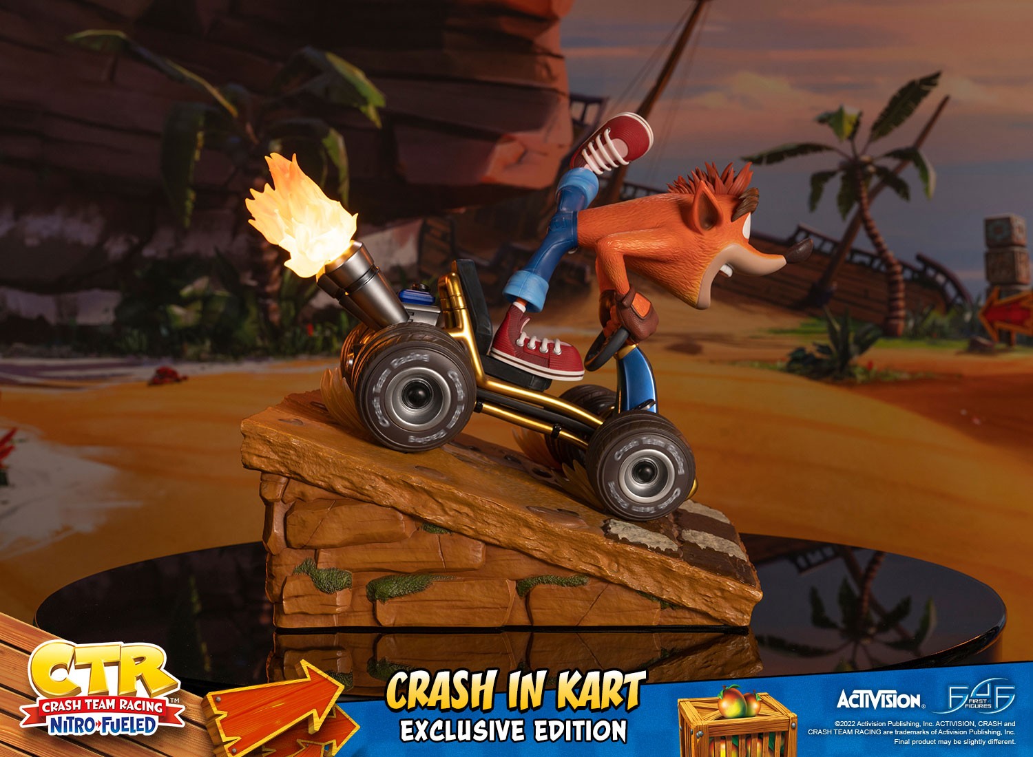 First 4 Figures Crash Team Racing Nitro-Fueled Statue unveiled, pre ...