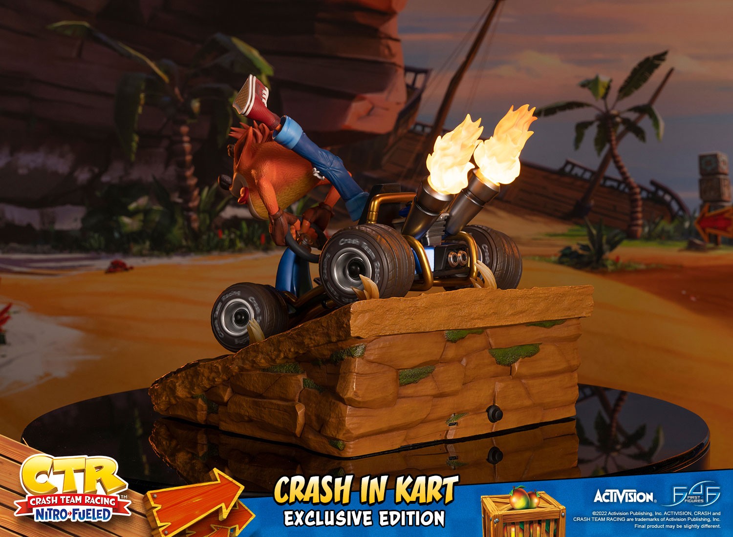 First 4 Figures Crash Team Racing Nitro-Fueled Statue unveiled, pre ...