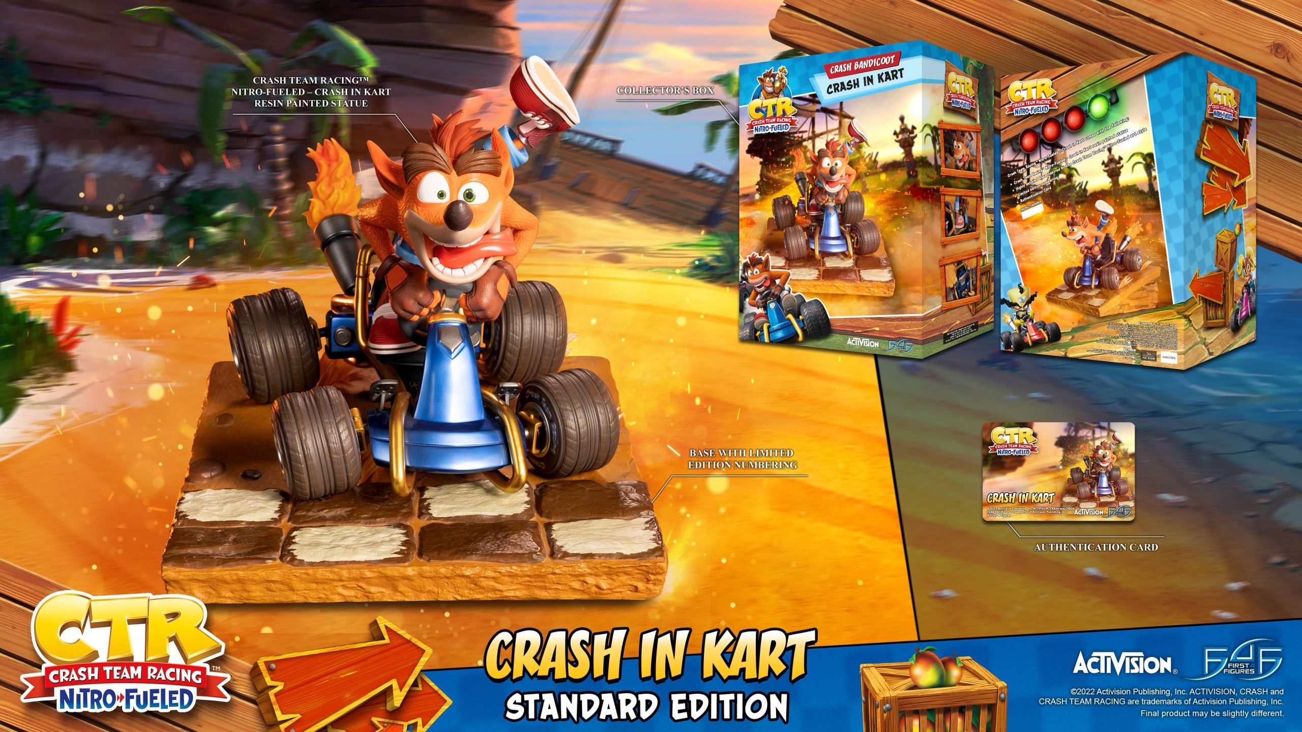 First 4 Figures Crash Team Racing Nitro-Fueled Statue unveiled, pre ...