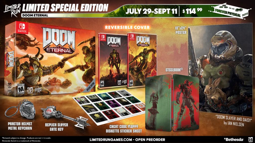 Doom eternal release on sale date on switch