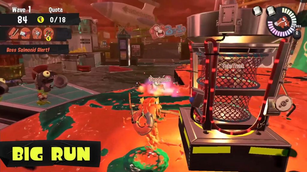 Splatoon 3 Big Run Nintendo Switch Game