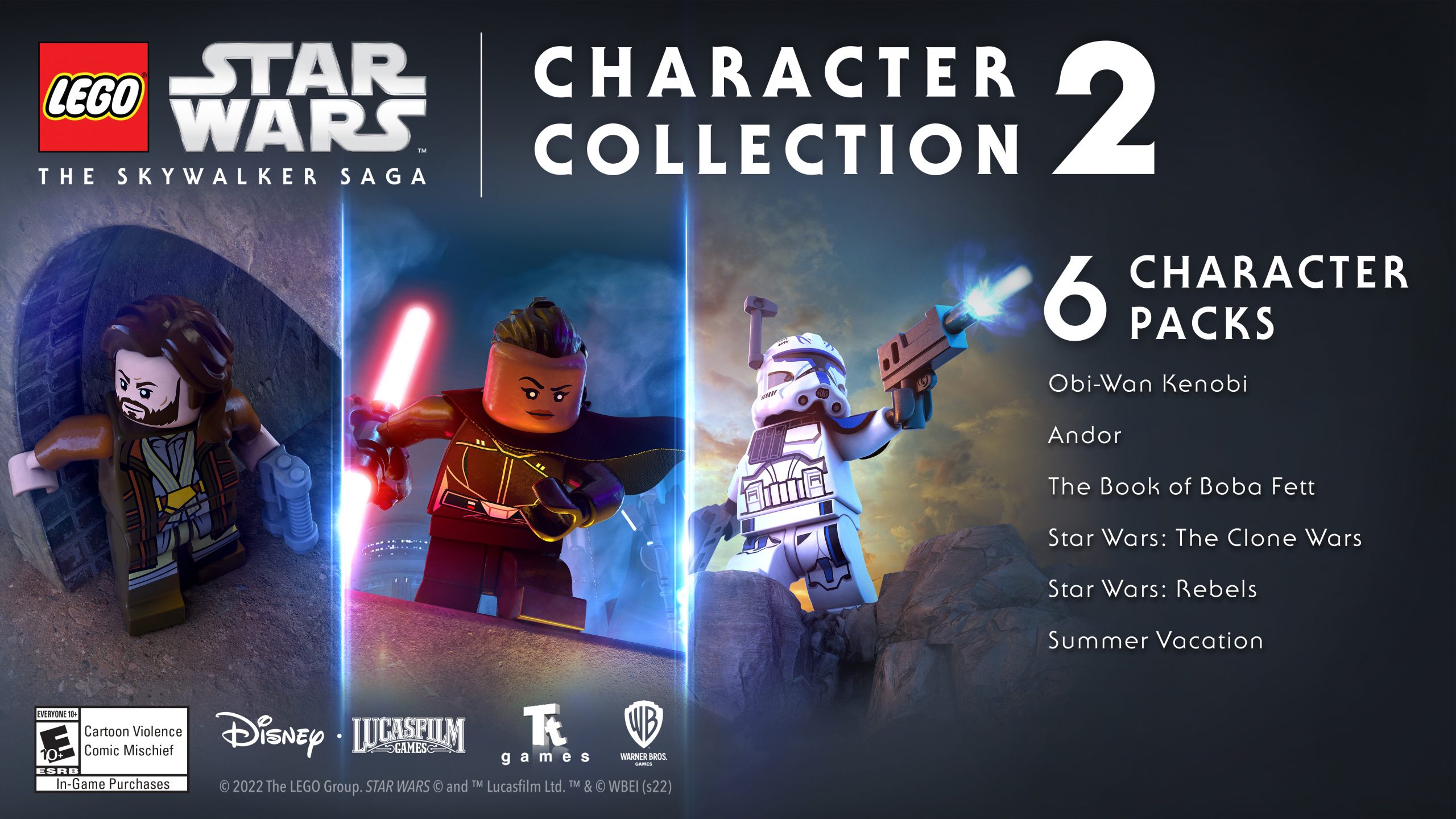 Lego star wars discount skywalker saga character packs