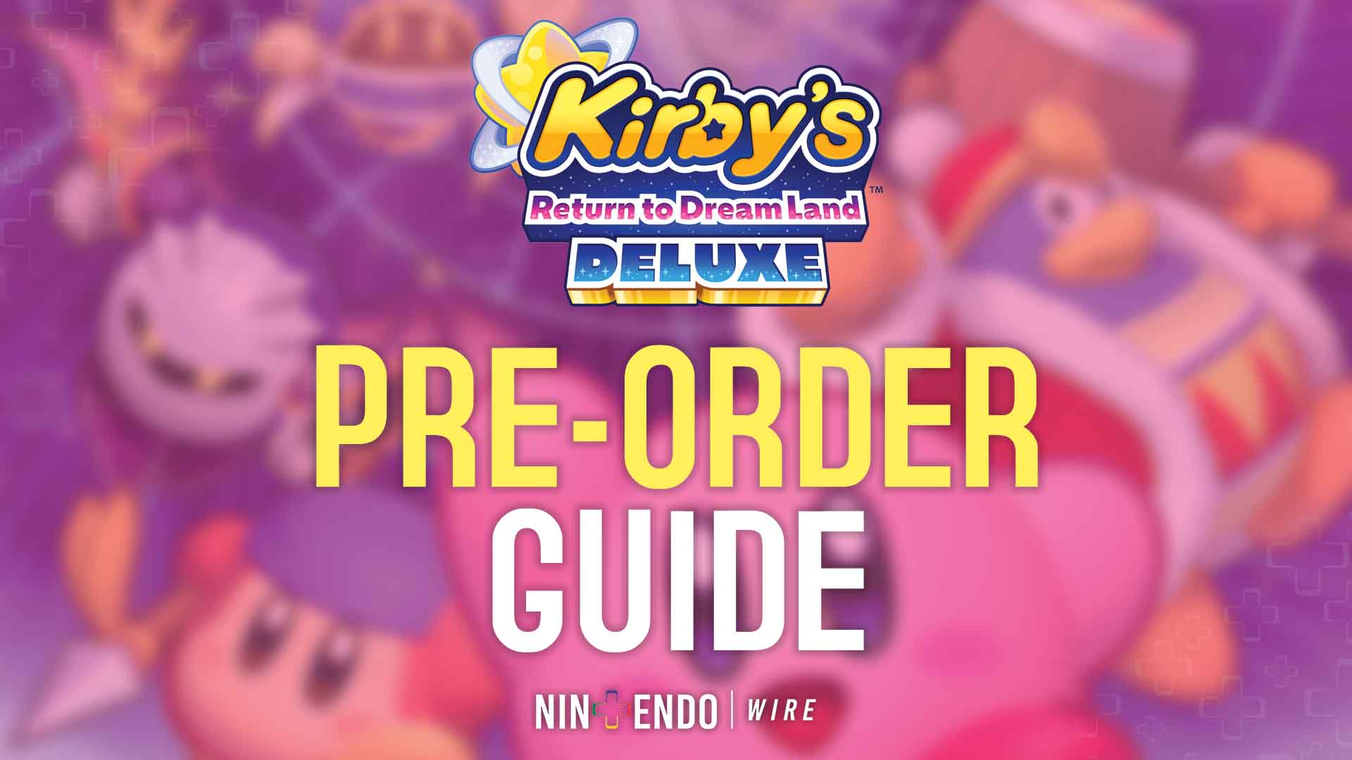 kirby return to dreamland preorder