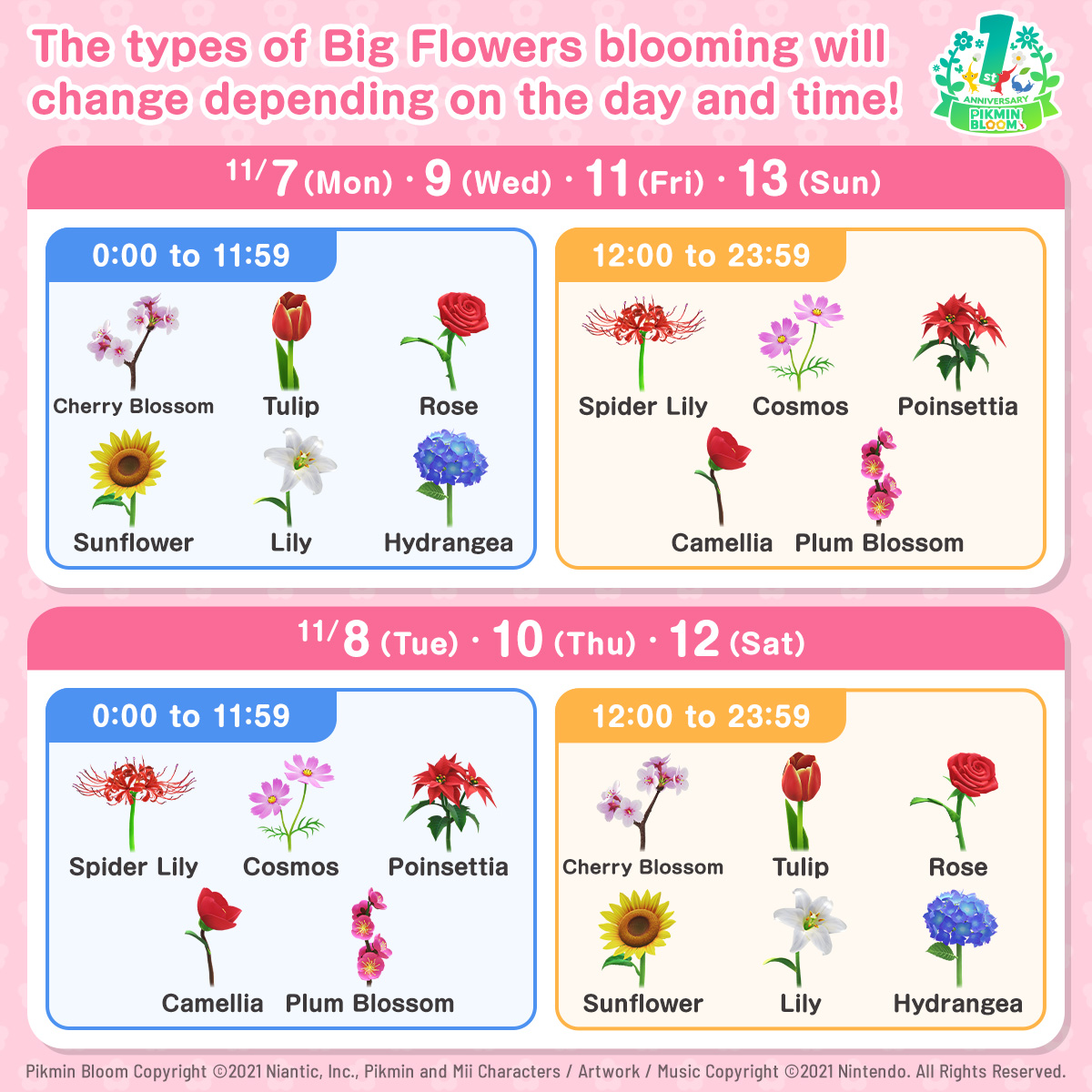 Celebratory events are on! Here's to 2 years of Pikmin Bloom!