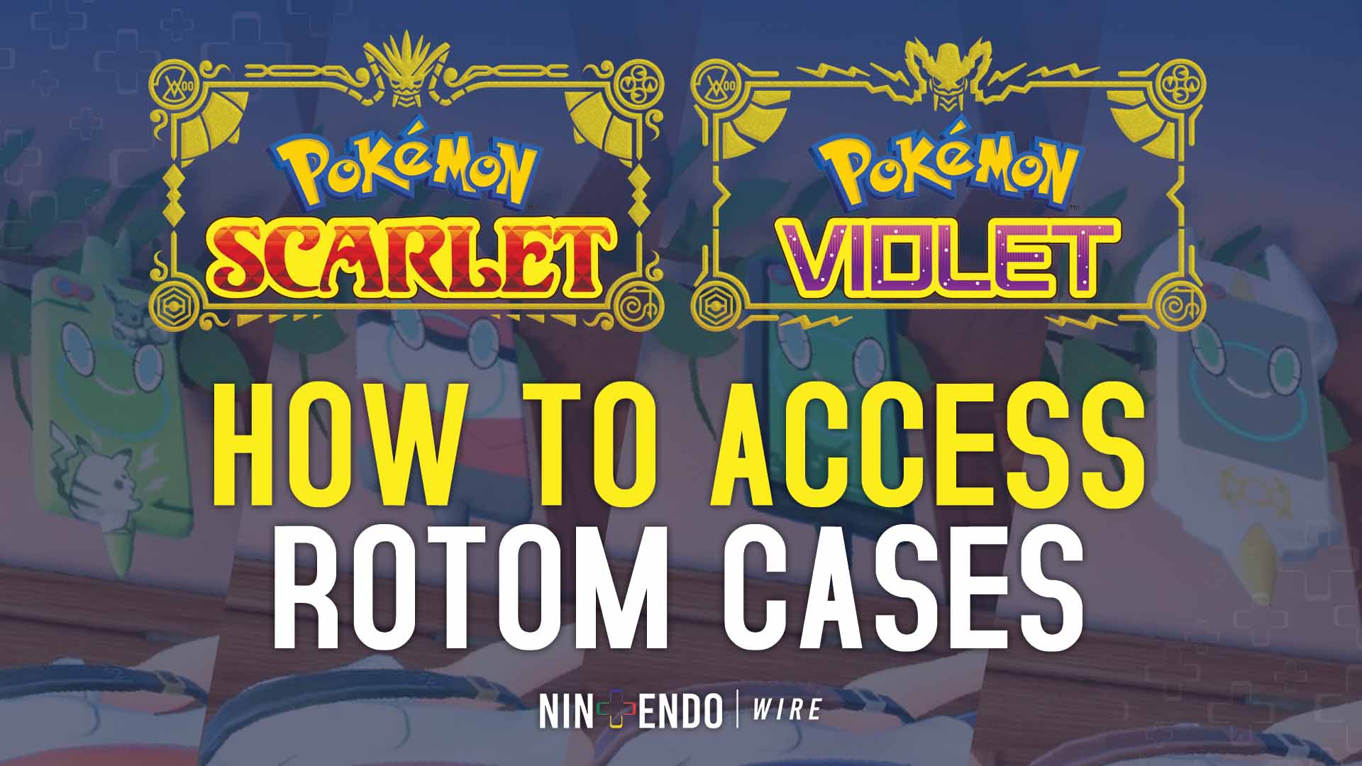 Game] Pokémon Violet & Scarlet Rotom Phone Case