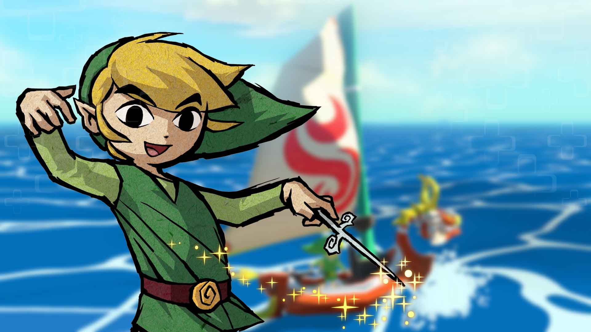 wind waker hd remake wallpaper