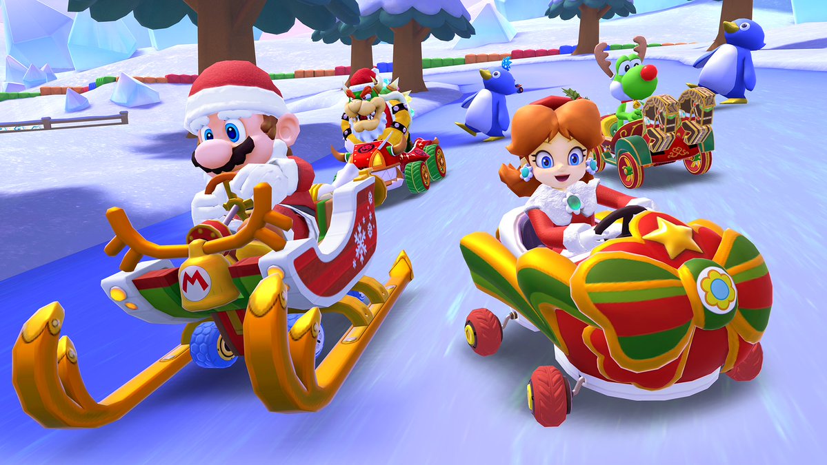 Holiday Tour Sledding Its Way To Mario Kart Tour On December 13th Nintendo Wire 9590