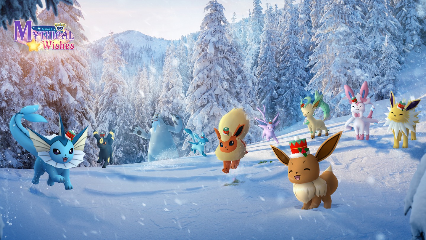 Pokémon GO's Season of Mythical Wishes' Winter Holiday Part