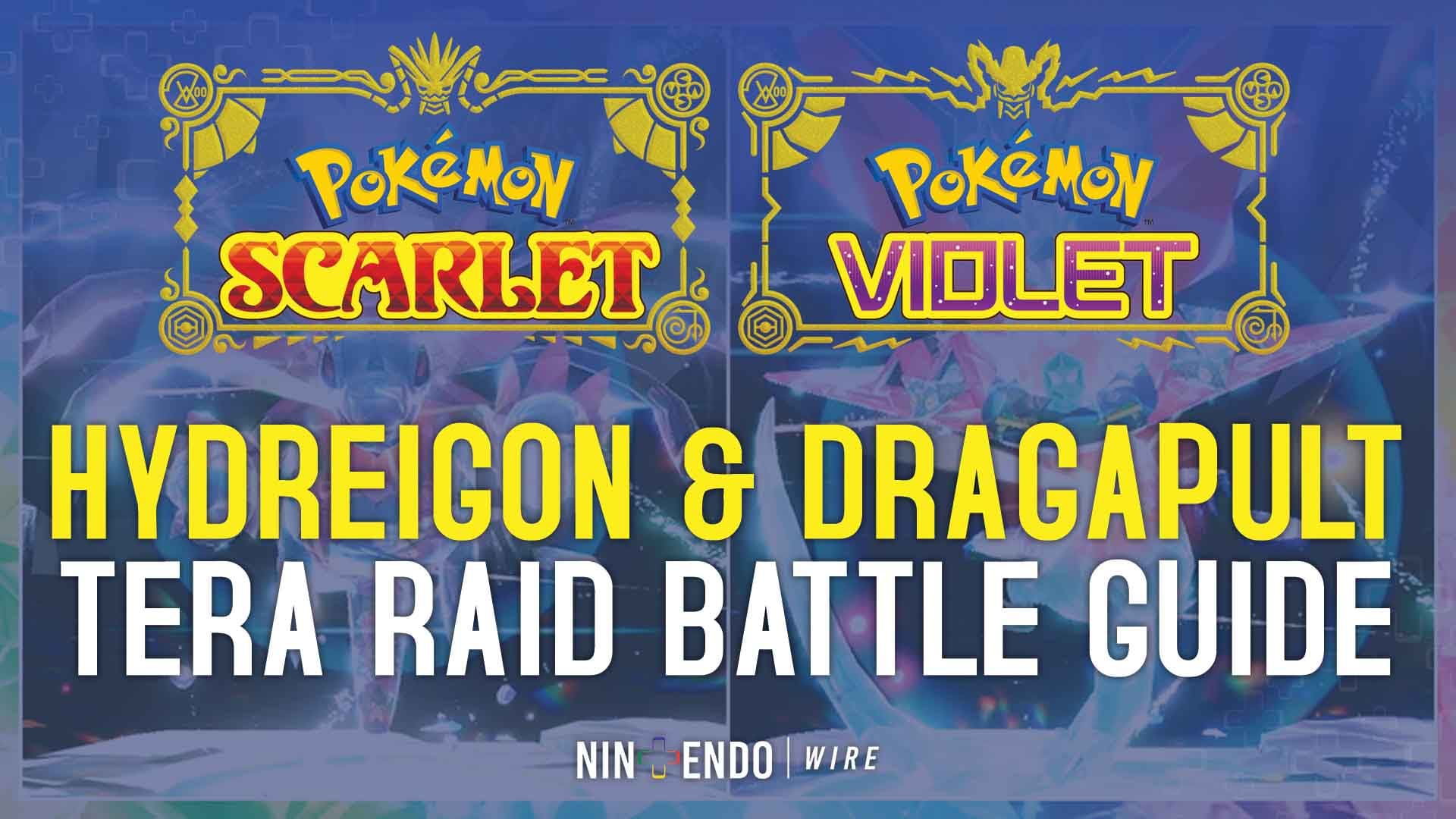 Pokemon Scarlet Violet announce Hydreigon / Dragapult Tera Raid