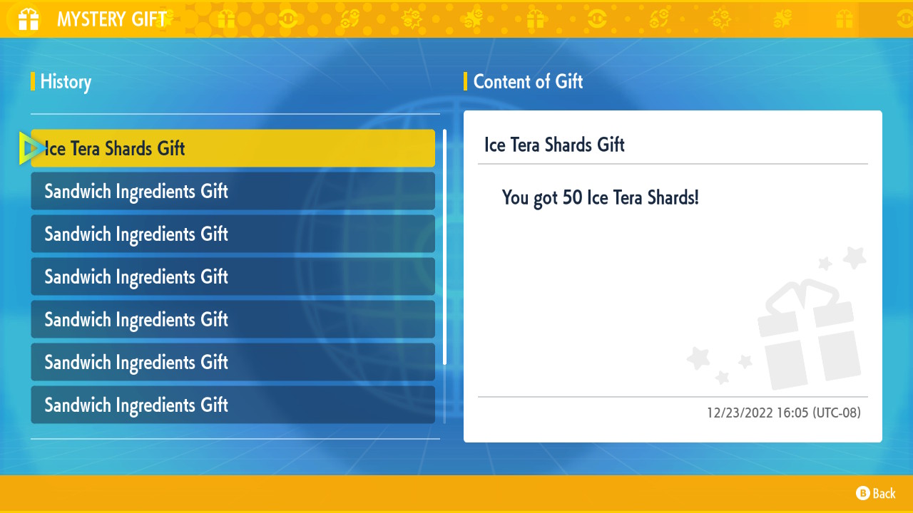 There are 2 new mystery gift codes for Scarlet and Violet, and here's , pokemon mystery gift