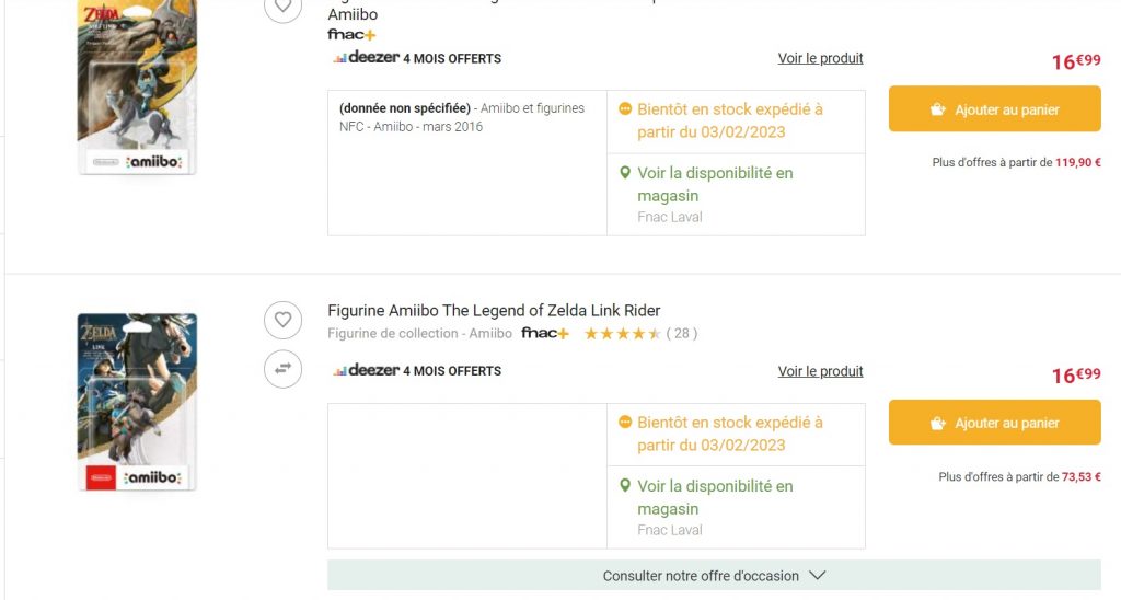 Zelda amiibo restocks 2023 info