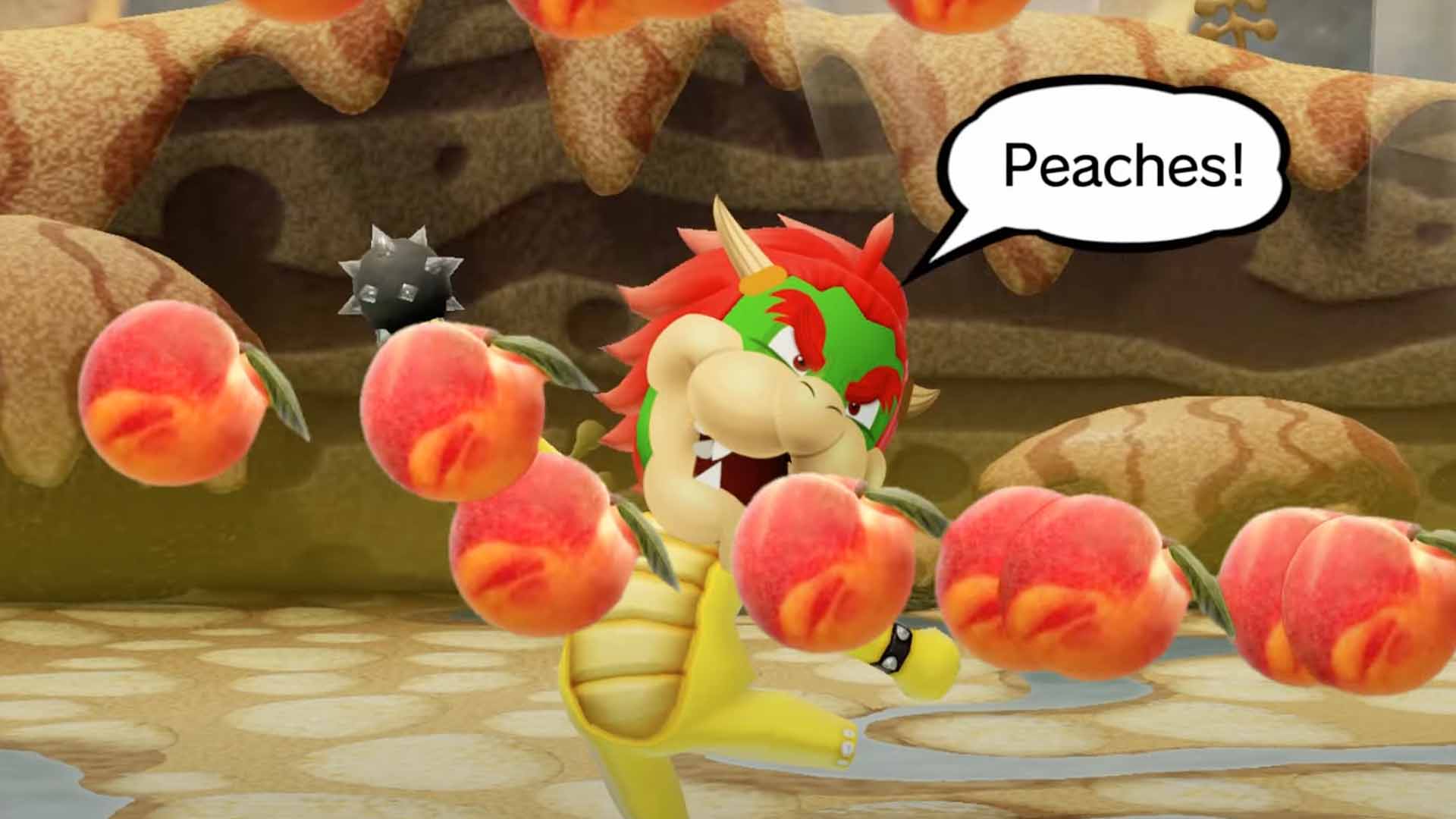 Peaches, a letra da música do Bowser no Filme do Super Mario