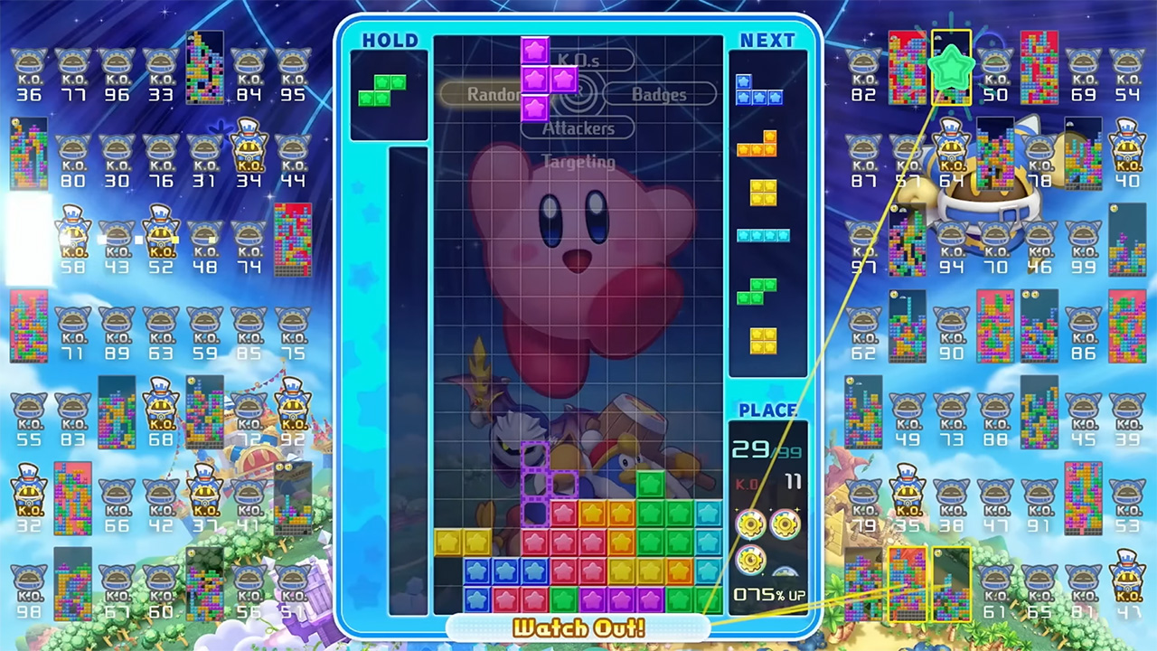 Kirby's Return to Dream Land Deluxe floats into Tetris 99 this weekend -  Nintendo Wire