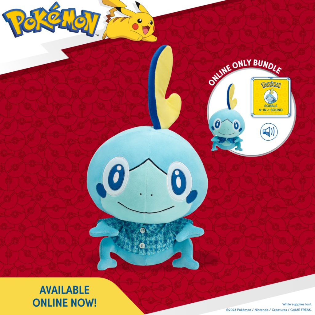 BuildABear announces Sobble plush as latest addition to Pokémon