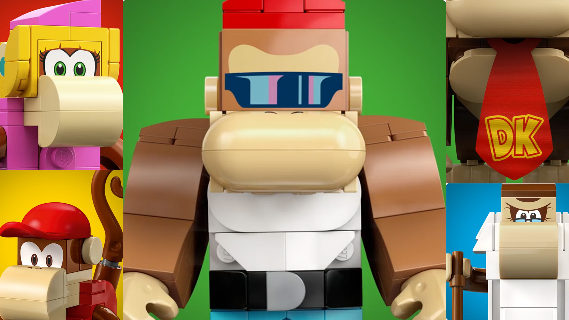 Dixie, Cranky, Diddy, and Funky Kong have made their debut in LEGO Mario teaser - Wire