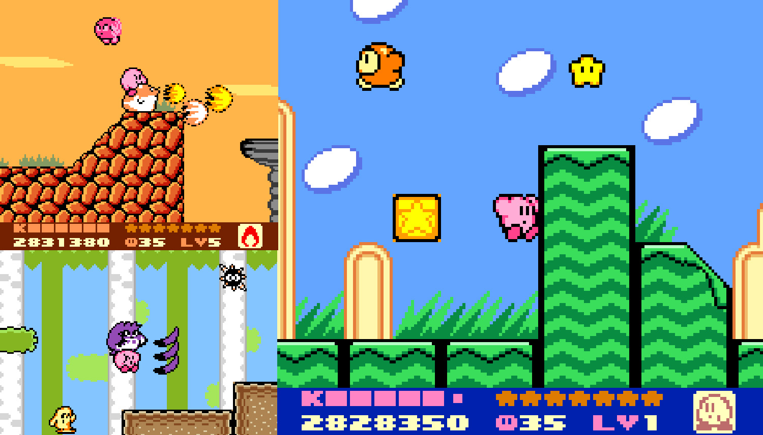 Kirby's Dream Land 2 DX, Game Boy Color