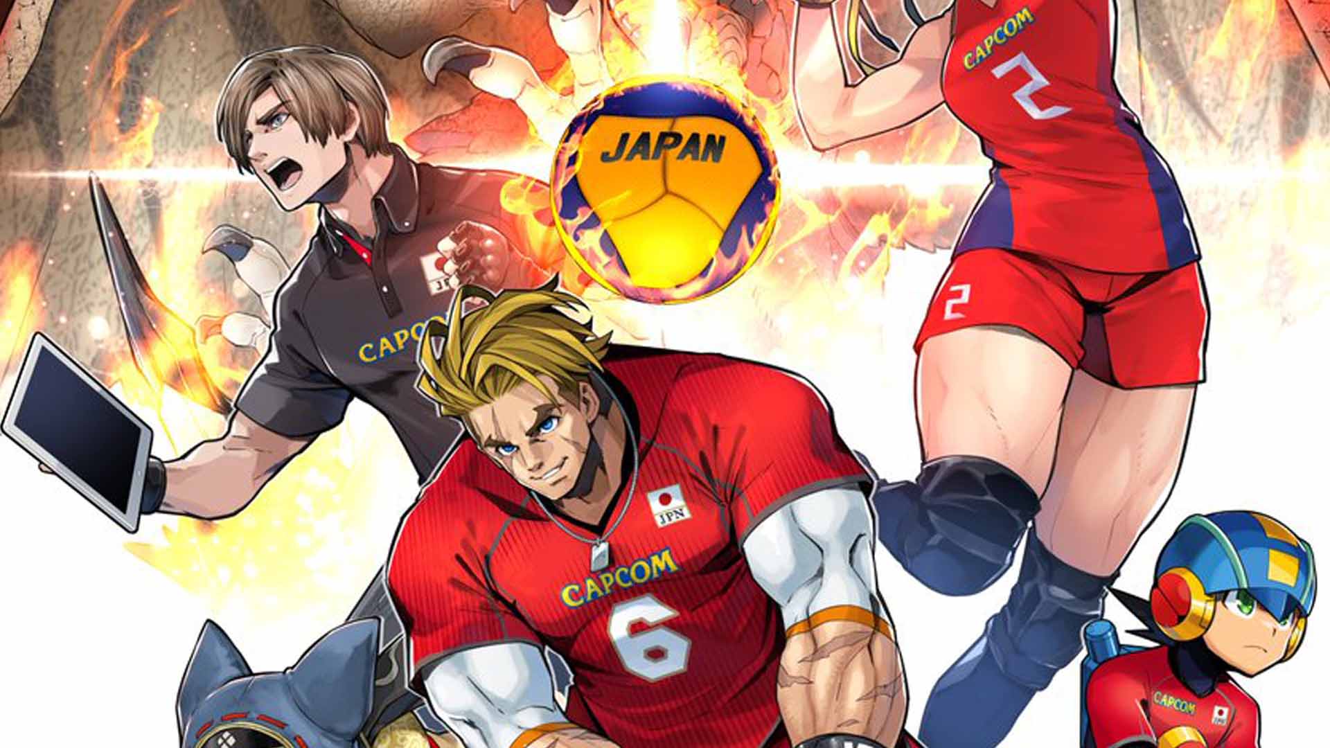 Capcom shares some fun promotional art for partnership with national ...