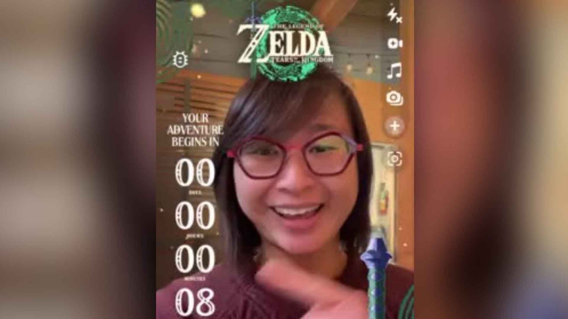 Count Down The Moments To Tears Of The Kingdoms Release With Adventure Awaits Snapchat Lens