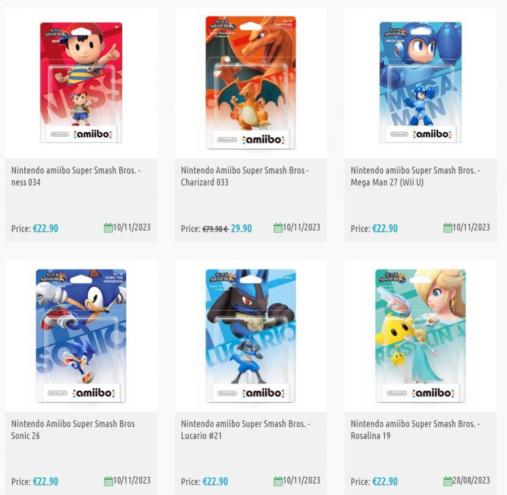 Updated Nintendo CPSIA points to Lucina amiibo restock