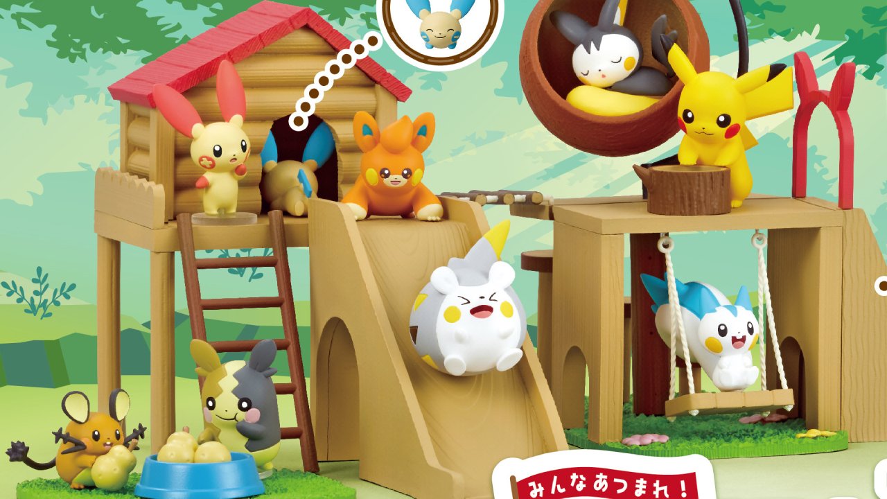 Extended Pikachu family heads to the park with next Re-Ment collection ...