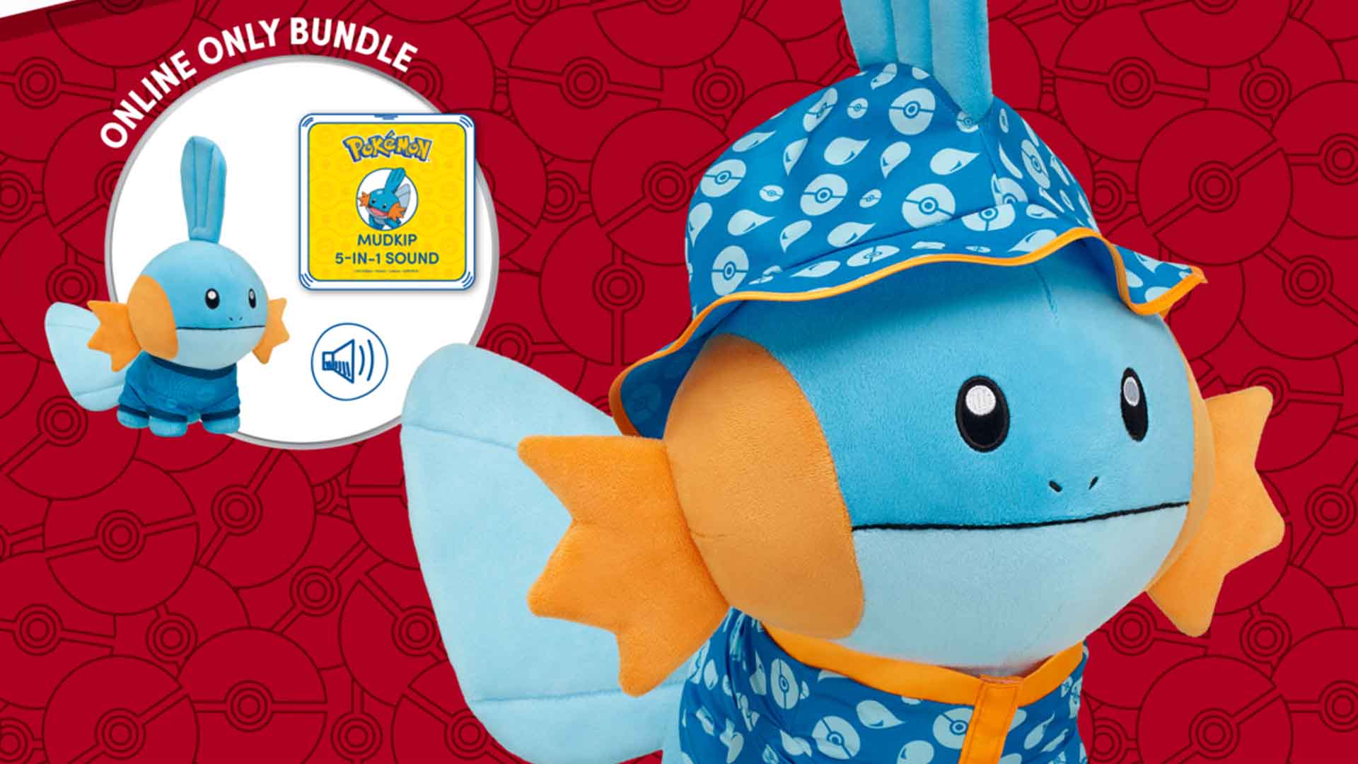 BuildABear announces new Mudkip plush Nintendo Wire