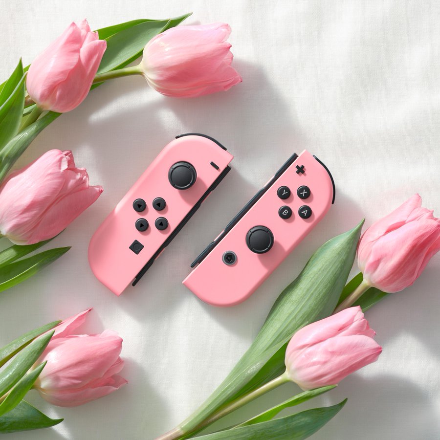 Pastel Pink Joy-Con coming in March.