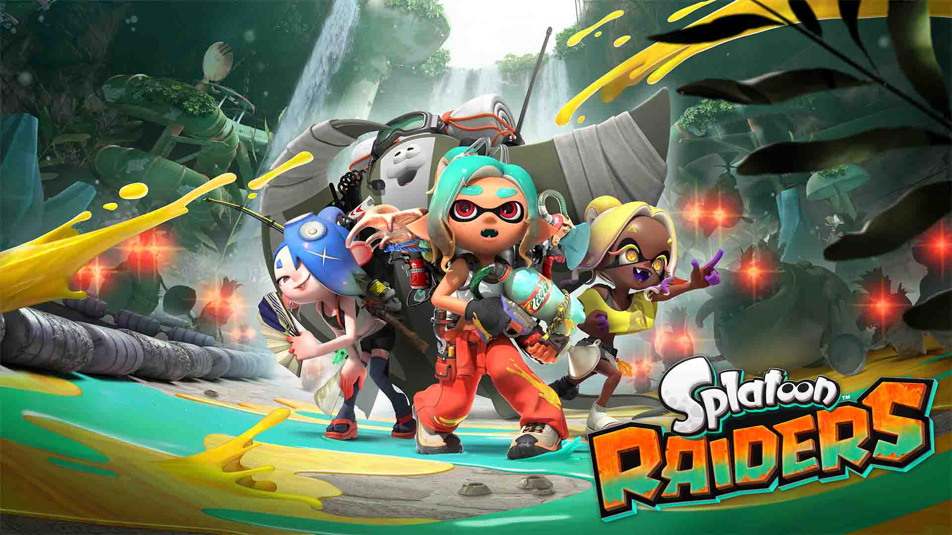 Splatoon Raiain Splatoon Raiders paints in a late July release date, new trailer ...