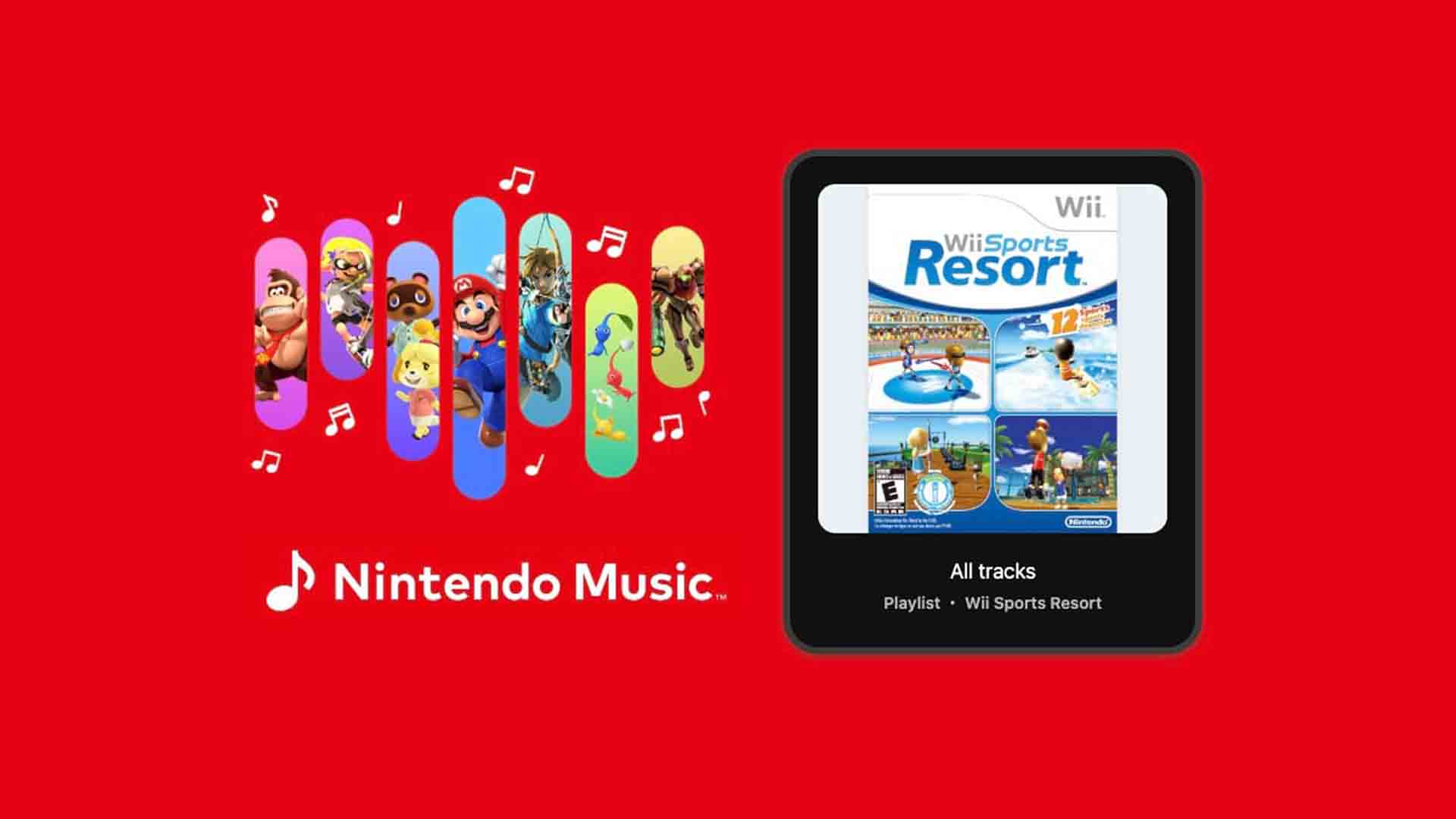 Nintendo Music gets 99 tracks of Wii Sports Resort music