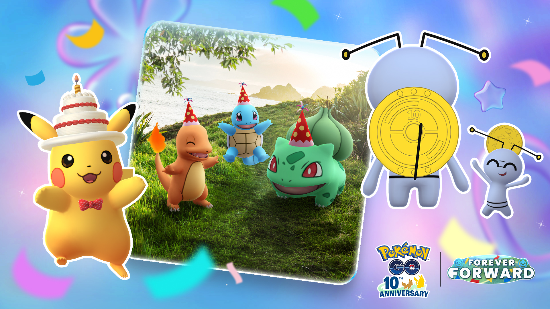Pokémon GO's Season of Forever Forward's 10th Anniversary Party
