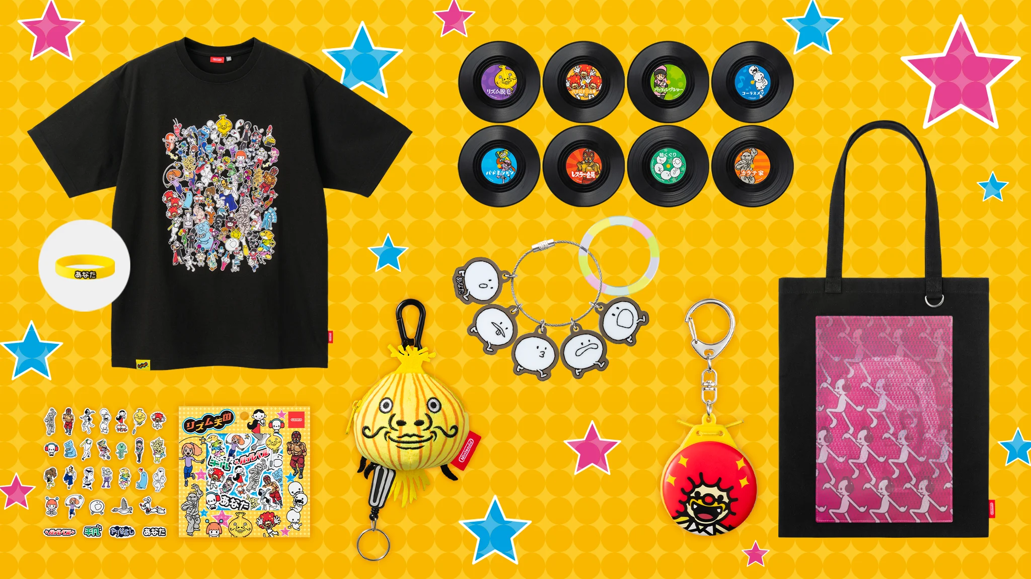 Rhythm Heaven merchandise available at Nintendo Tokyo store