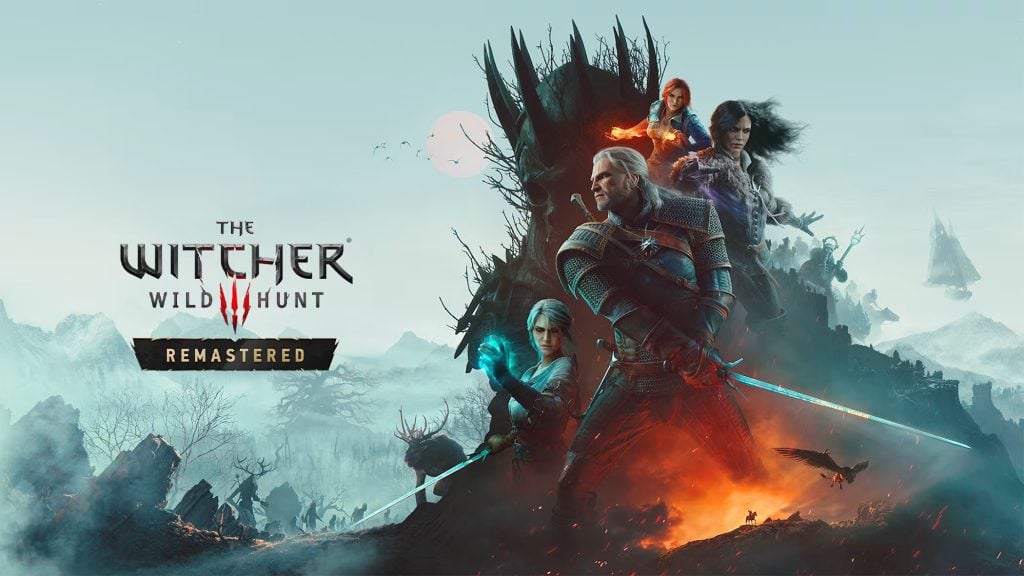 Geralt in The Witcher 3 Remastered Switch 2 edition
